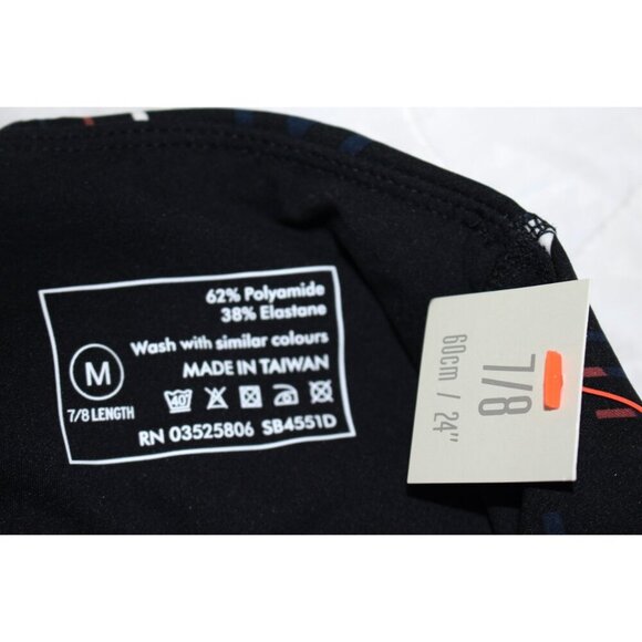 New w/Tags - sz Med - Sweaty Betty The Power 7/8 Leggings, Beetle Blue Interlock - Picture 4 of 12